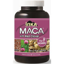 Load image into Gallery viewer, Inka Wild Peru Maca with Red Clover for Women 800mg 90 Veggie Caps