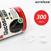 Load image into Gallery viewer, Nutridom Glucosamine &amp; MSM (300 Tablets)
