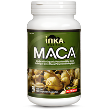 Load image into Gallery viewer, Inka Organic Maca 800 mg, 120 Veggie Capsules
