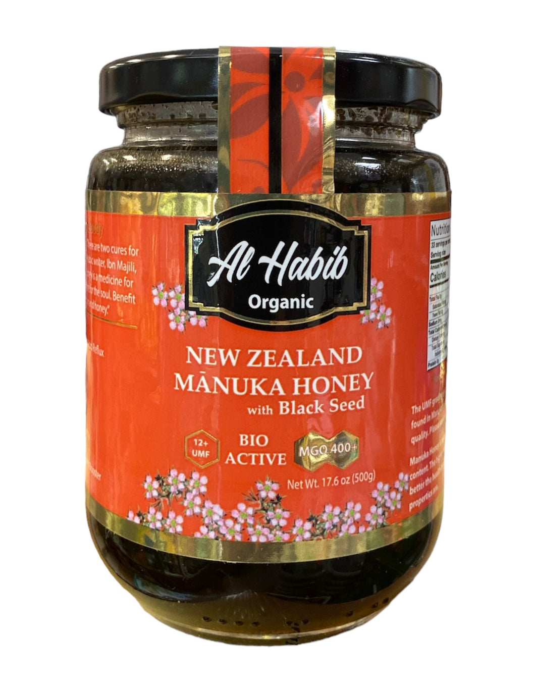 New Zealand Organic Manuka Honey with Black Seed