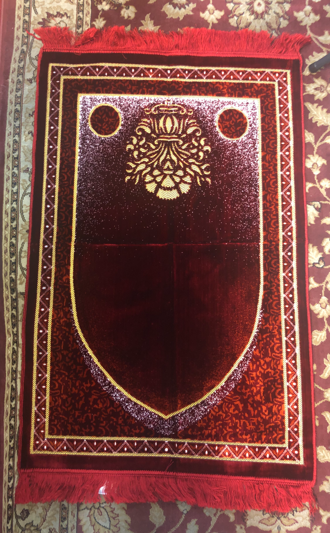 Prayer Mat (Maroon/Red)