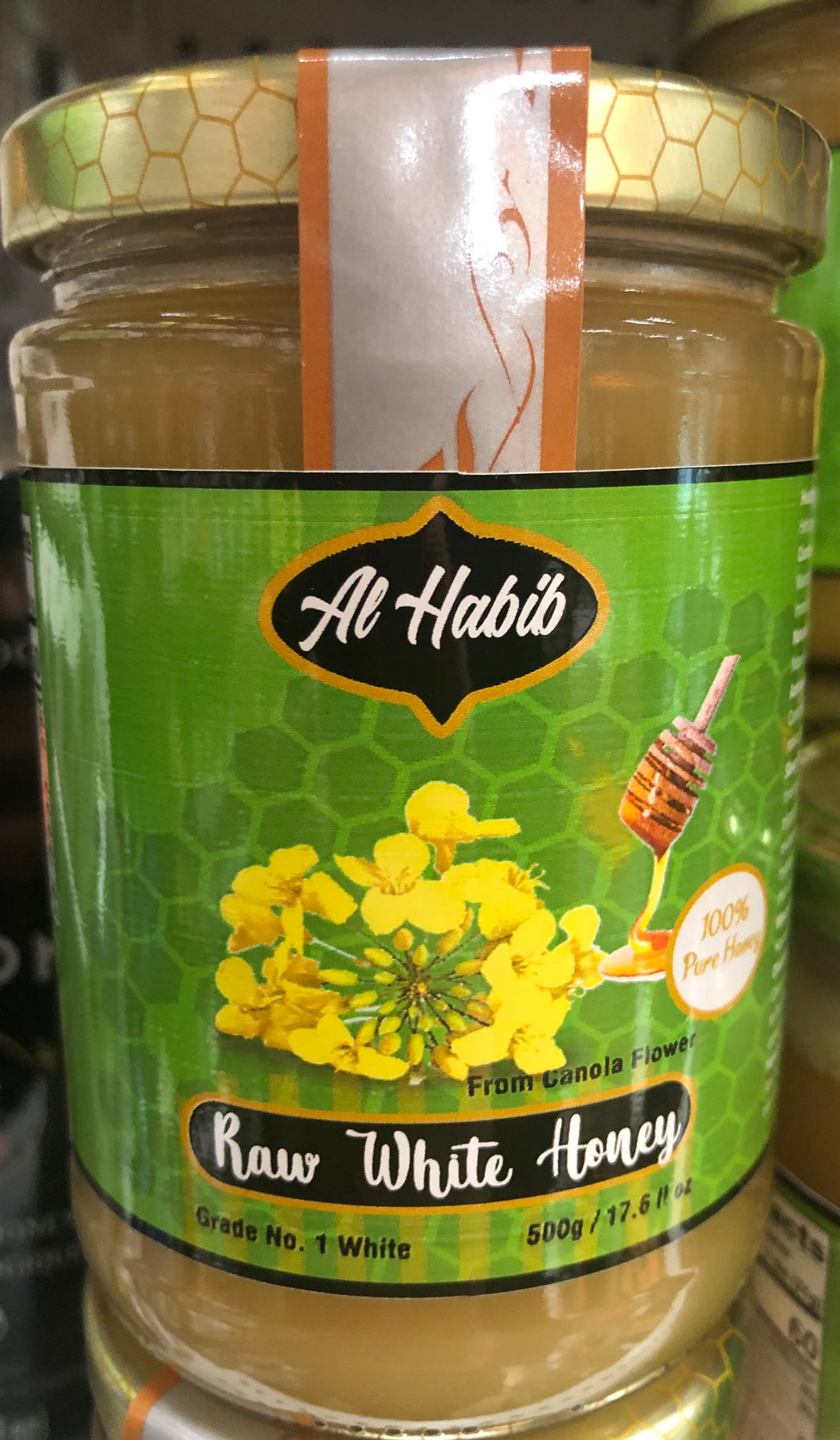Al Habib Raw White Honey